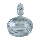 Bonbonnière en cristal taillé