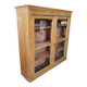 English display cabinet in old pine