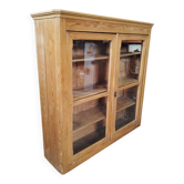 English display cabinet in old pine