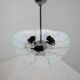 Lustre suspension verre opalin Zukov , année 60