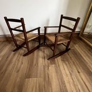 Paire de fauteuils à bascule enfant