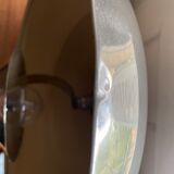 Art deco chrome mushroom lamp