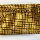 Shetland wool canvas plaid 1960