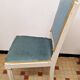 Chaise Style Louis XVI En bois Et Velours Bleu