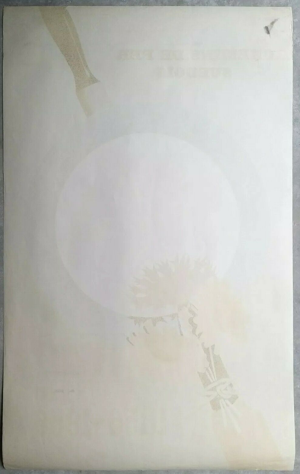 Old poster/original train poster lithograph