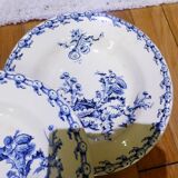 4 Gien Chardons soup plates (9)
