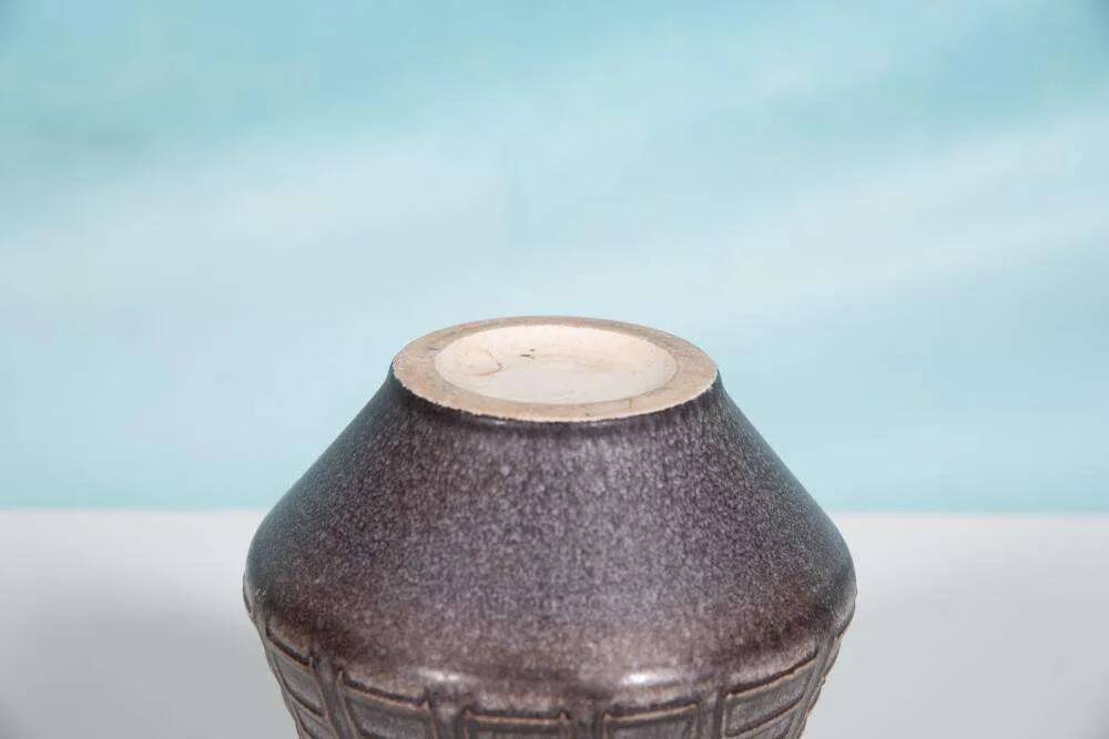 Vase danois céramique vintage Japandi des années 60