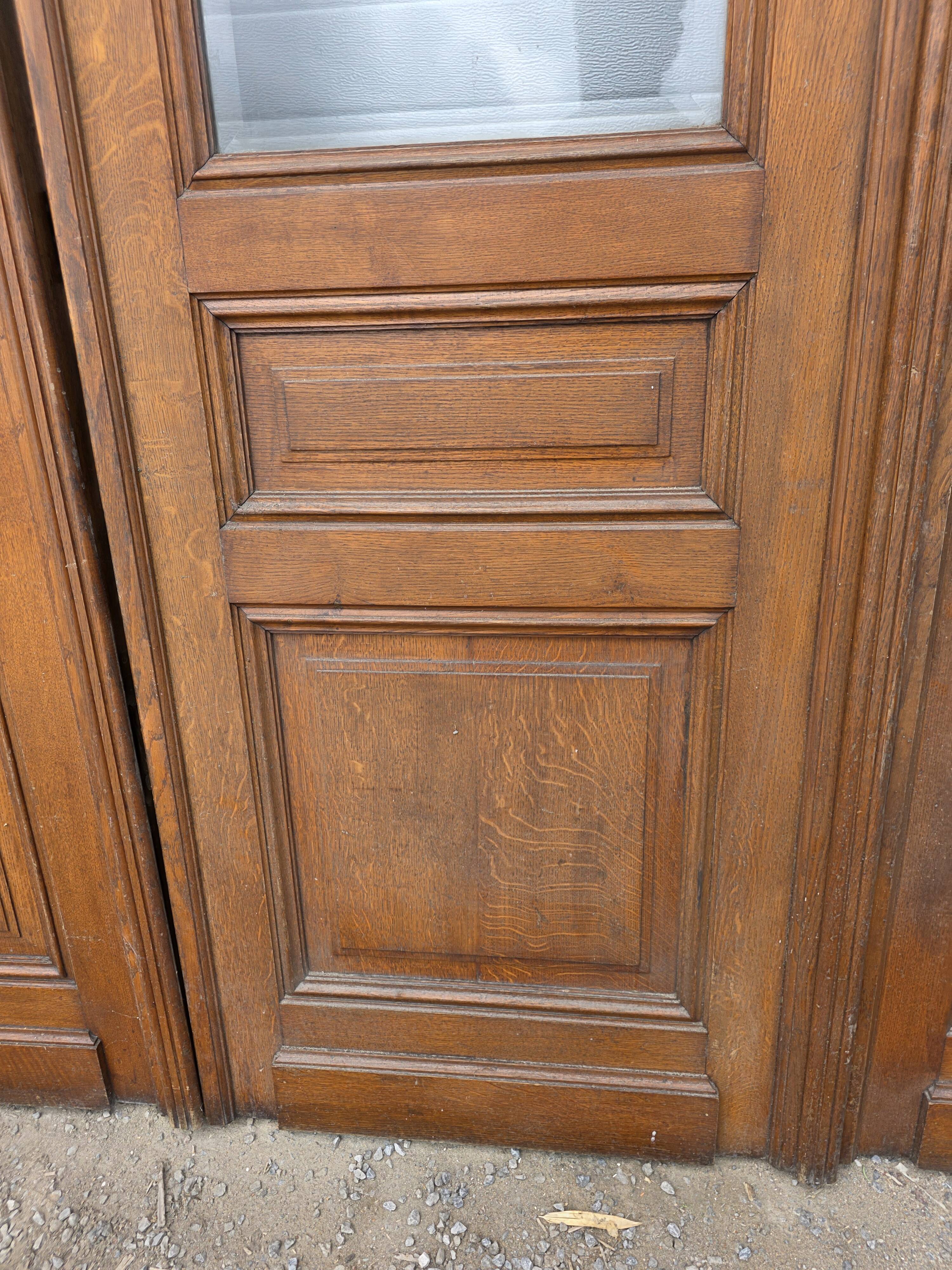 4 solid oak partition doors (high quality)
