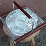 Art Deco ramekin appetizer tray or server