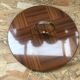 Old dish cheese platter wood + plexi + anse brass vintage kitchen