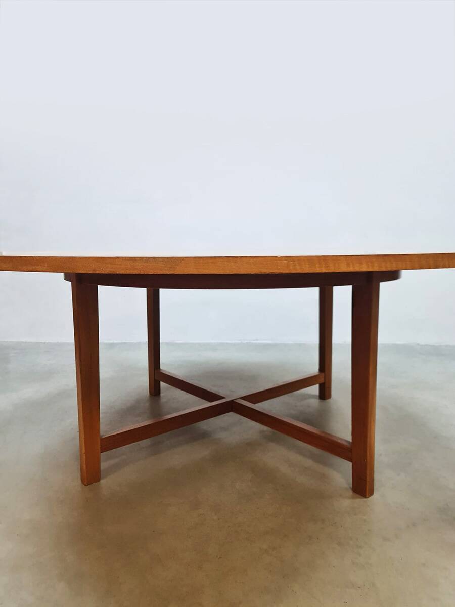 Table à manger ronde style danois, 1970