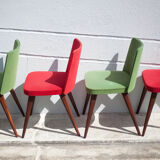 Vintage compass leg chairs, 50