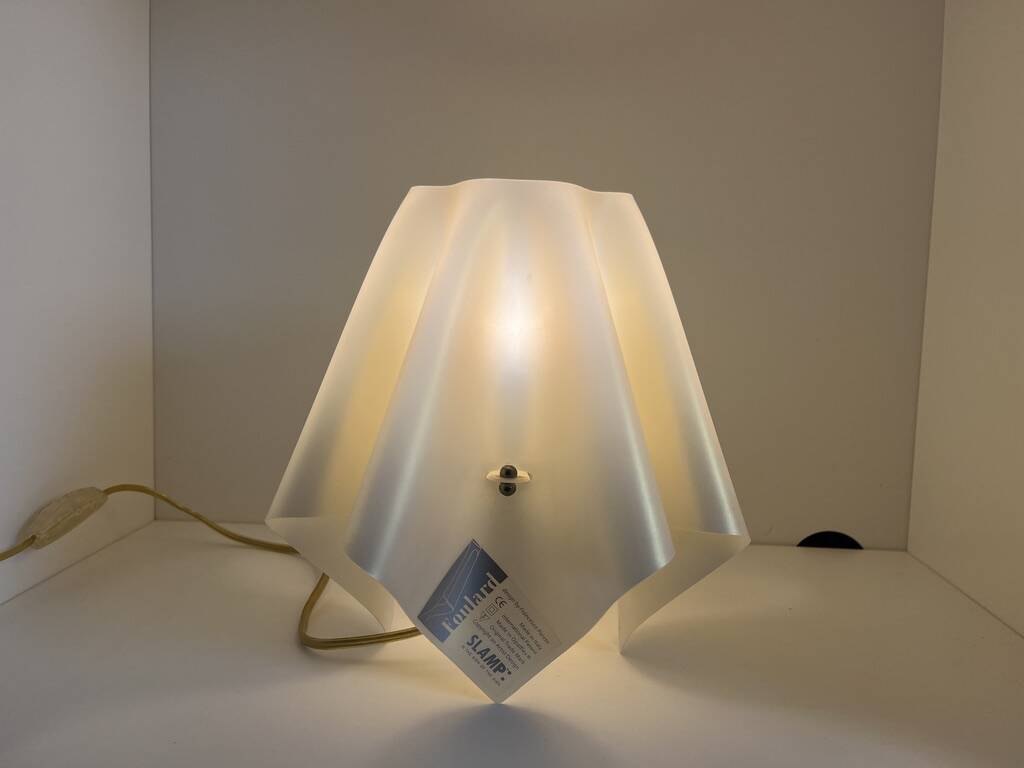 Slamp lamp Francesco Paretti design scarf 1990