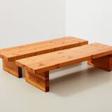 Roland Wilhelmsson Pair of 'Bamse' Benches for Karl Andersson & Soner Sweden 1970s