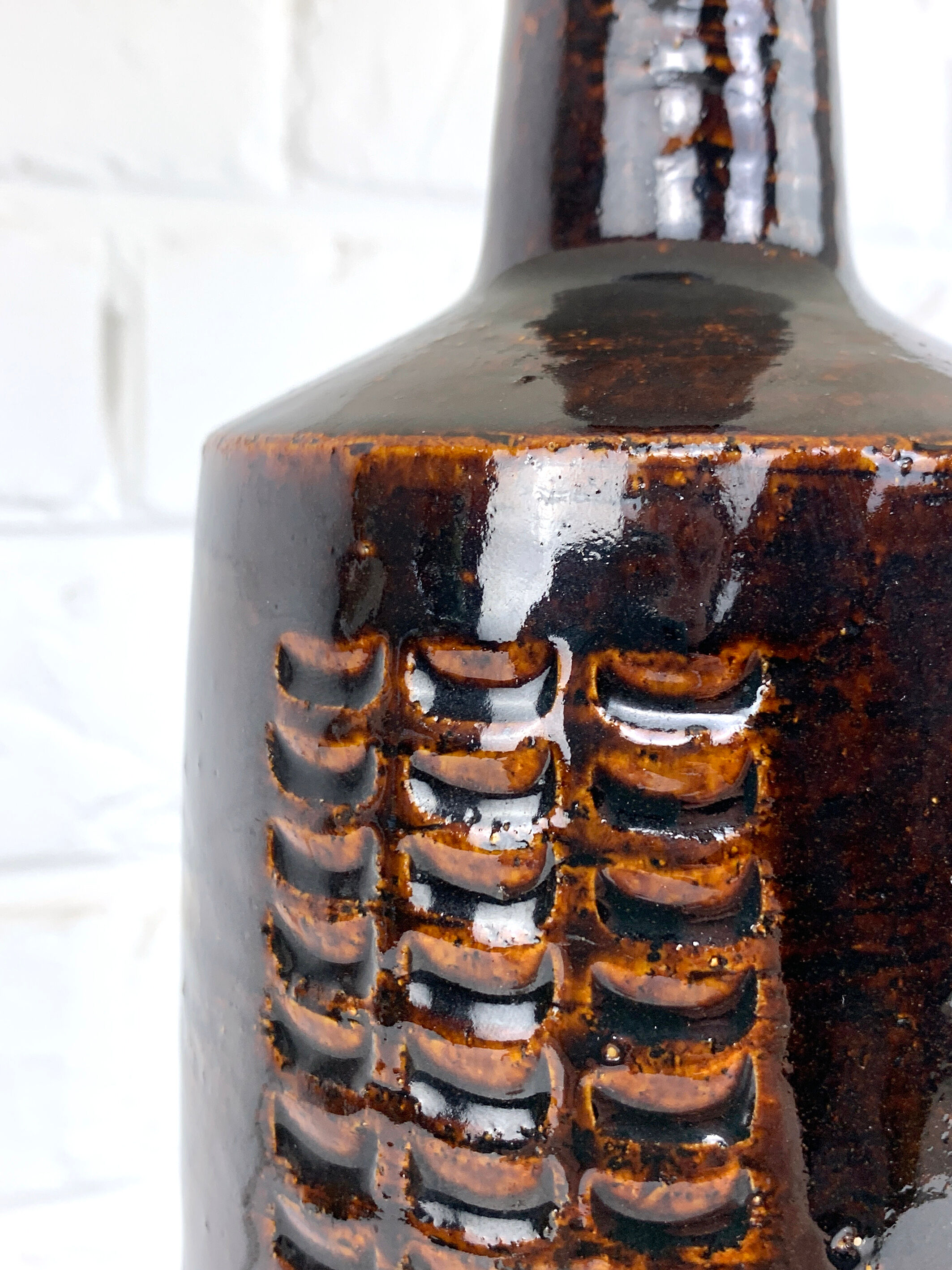 Ceramic table lamp, Per Linnemann-Schmidt for Palshus, Denmark, 1960