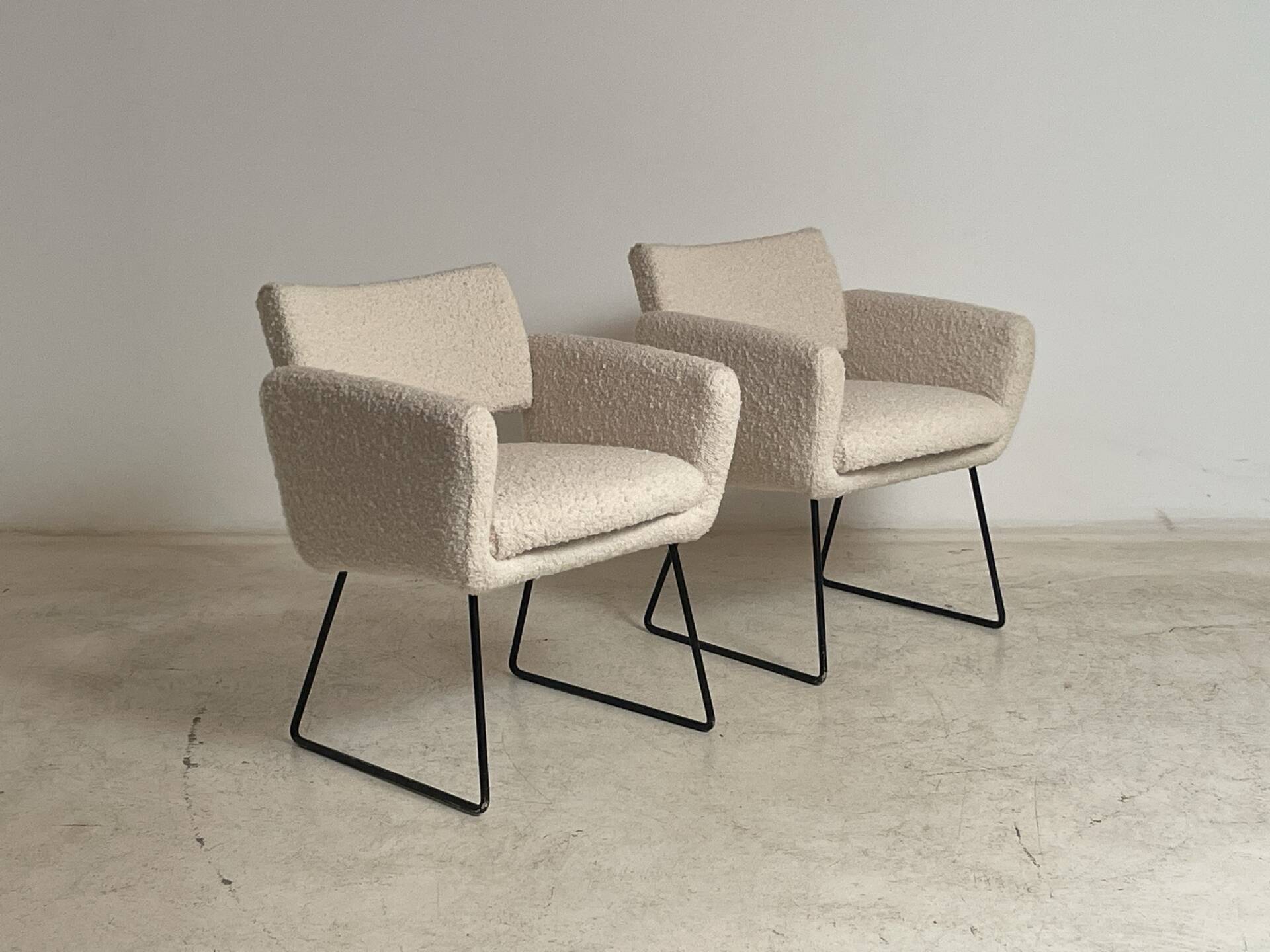 Paire de fauteuils 760 par J.A. Motte pour Steiner