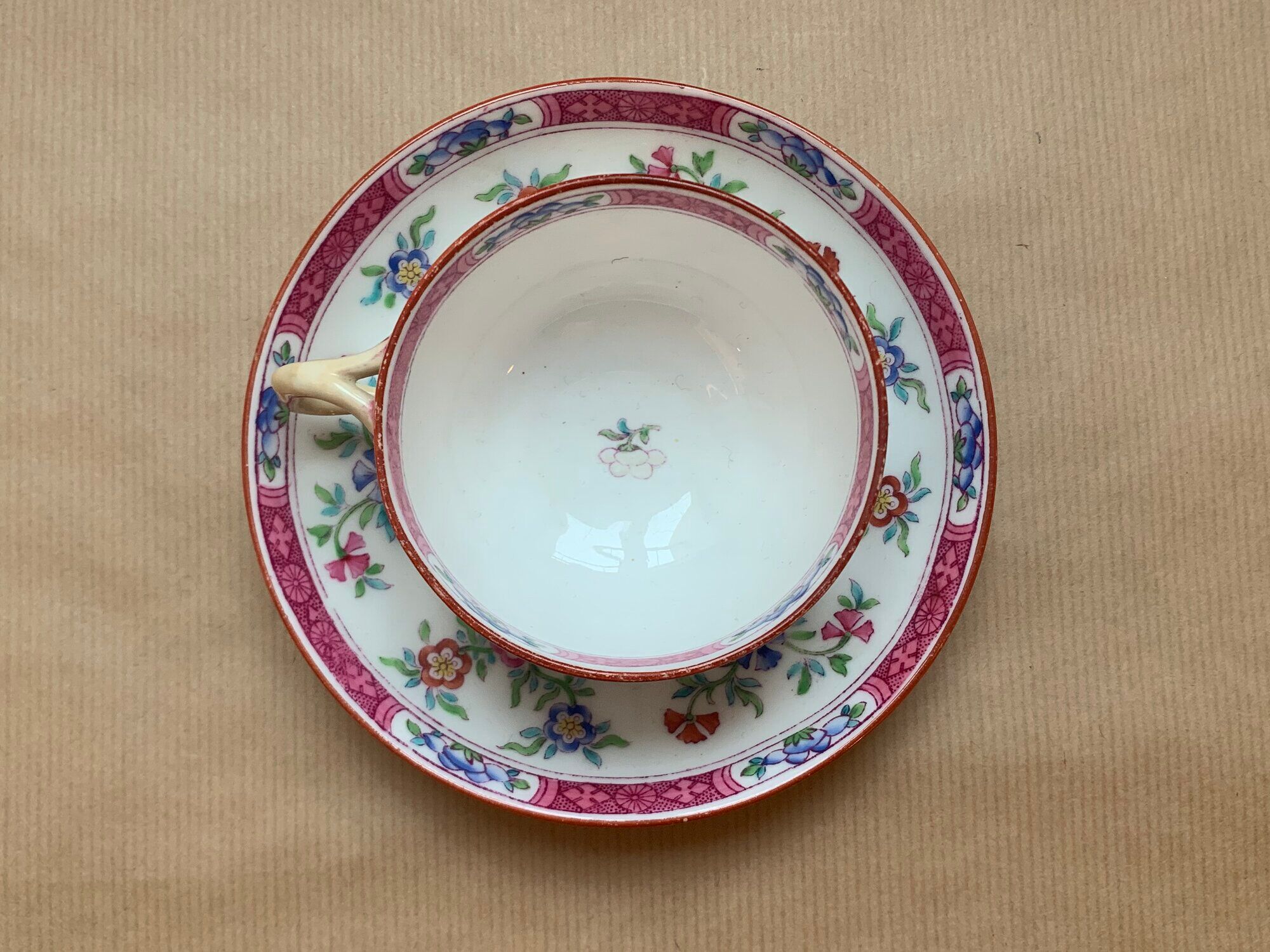Minton English porcelain cup and sub-cup