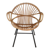 Adult rattan armchair