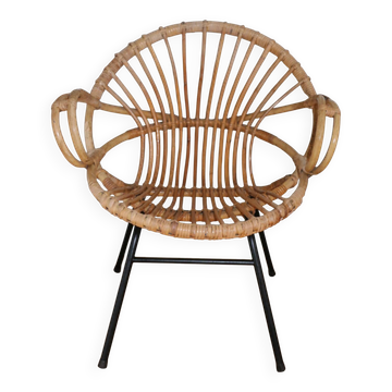 Adult rattan armchair