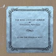 Vincenzo Fancelli – Franklin Mint. Louis XIV style designer mirror.