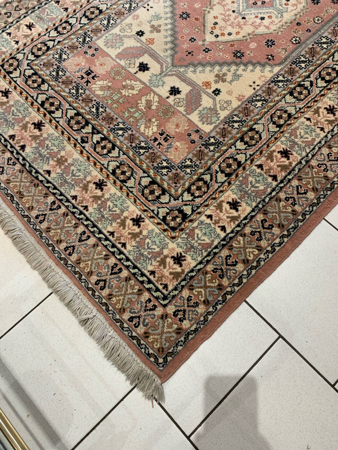 Vintage Persian Oriental Wool Rug