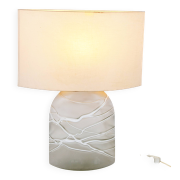 Glass table lamp by Peil and Putzler, 1960s