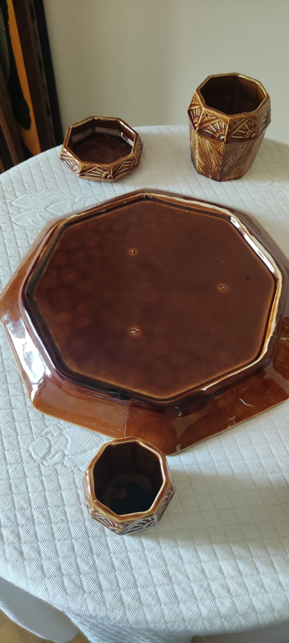 Former earthenware tobacco set of Onnaing