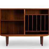 Rosewood bookcase with Record Rack by Hundevad & Co, 1960s