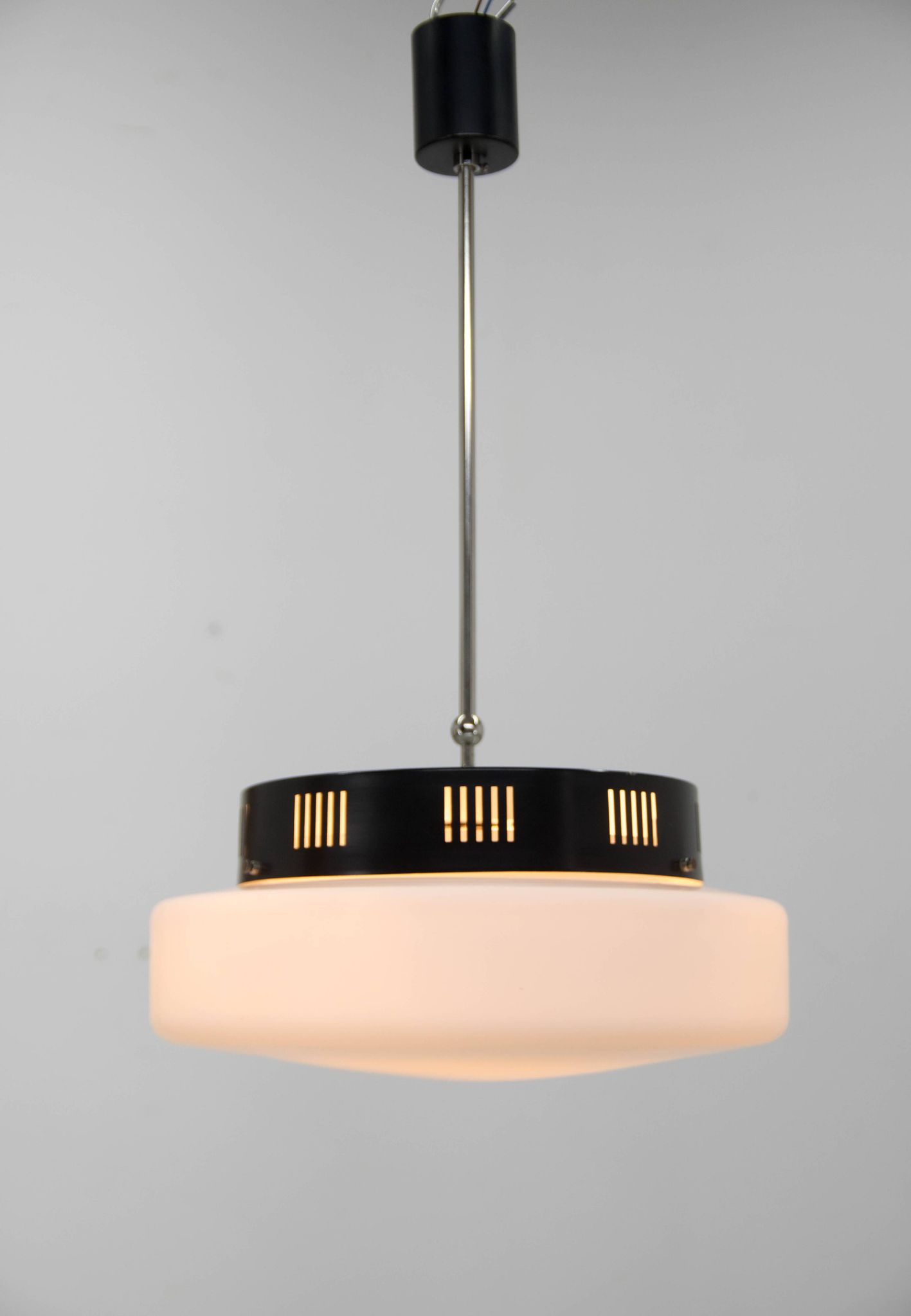 Lustre OVNI Space Age à Hauteur Ajustable, 1960s