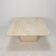 Italian travertine coffee table, 1980