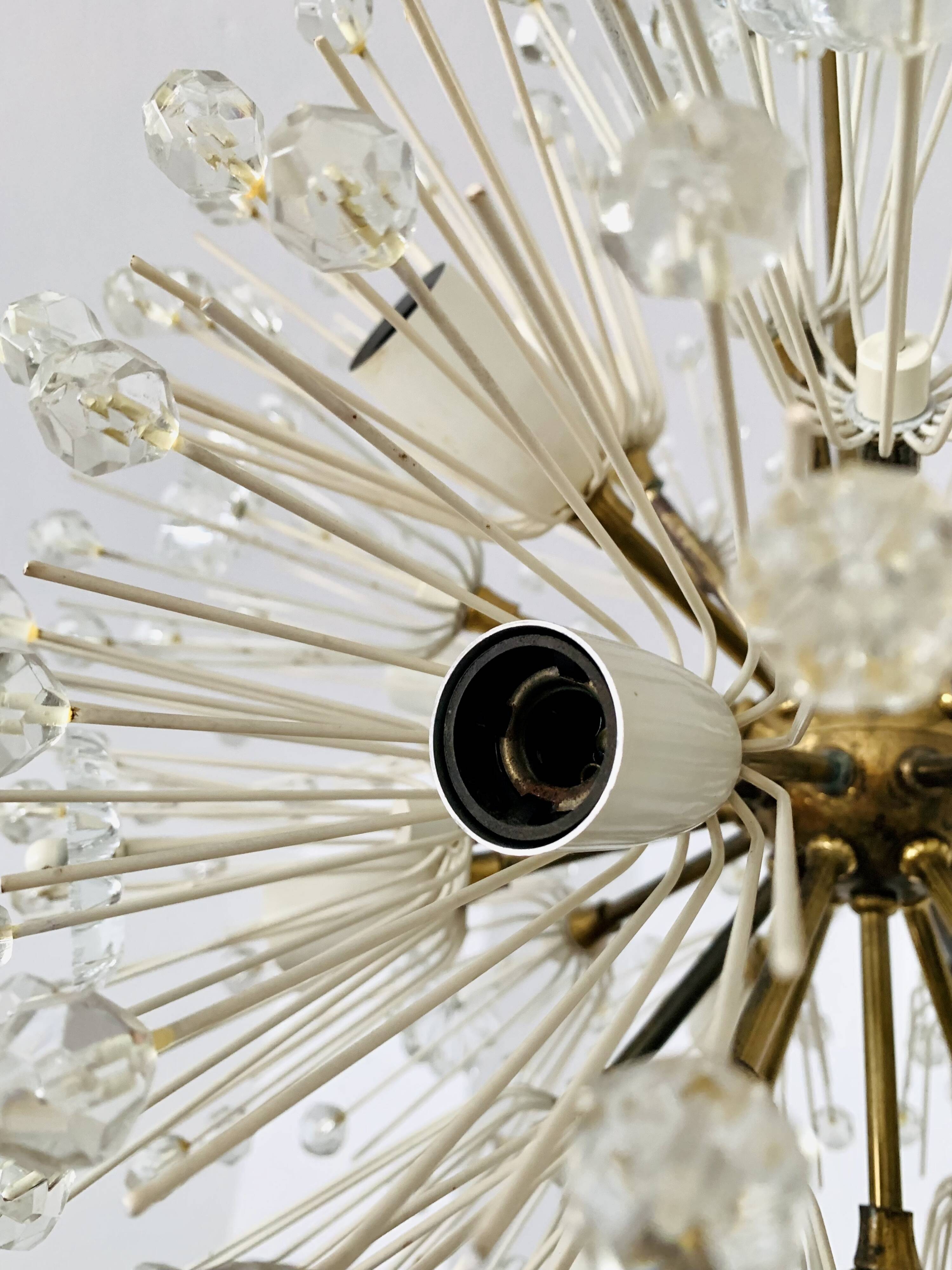 Dandelion Chandelier par Emil Stejnar pour Rupert Nikoll