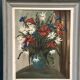 Original Oil on Panel “Bloomer” by Hartiviq Dated 1954 Vintage & Framed 57×66cm
