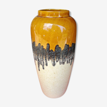 Vase en céramique Scheurich Germany années 60