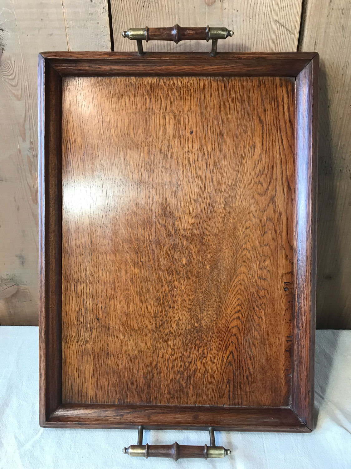 1900 oak serving tray