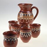 Trojan pottery with geometric patterns from the 1950s
