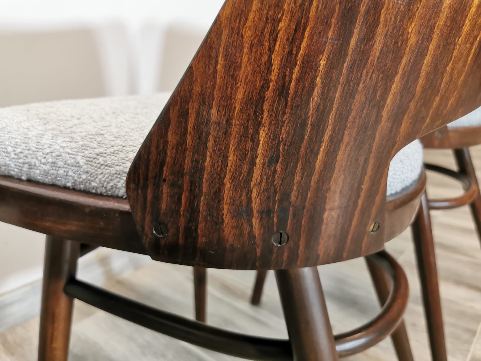 Dining Chairs by Radomir Hoffman for Ton, 1950s, Set of 4