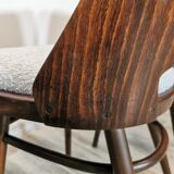 Dining Chairs by Radomir Hoffman for Ton, 1950s, Set of 4