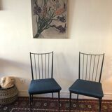 Duo of chairs Colette Gueden 50s