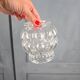 Vintage glass moulded globe – Light fixture with bubble decor