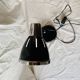Vintage flexible desk lamp in black and chrome metal