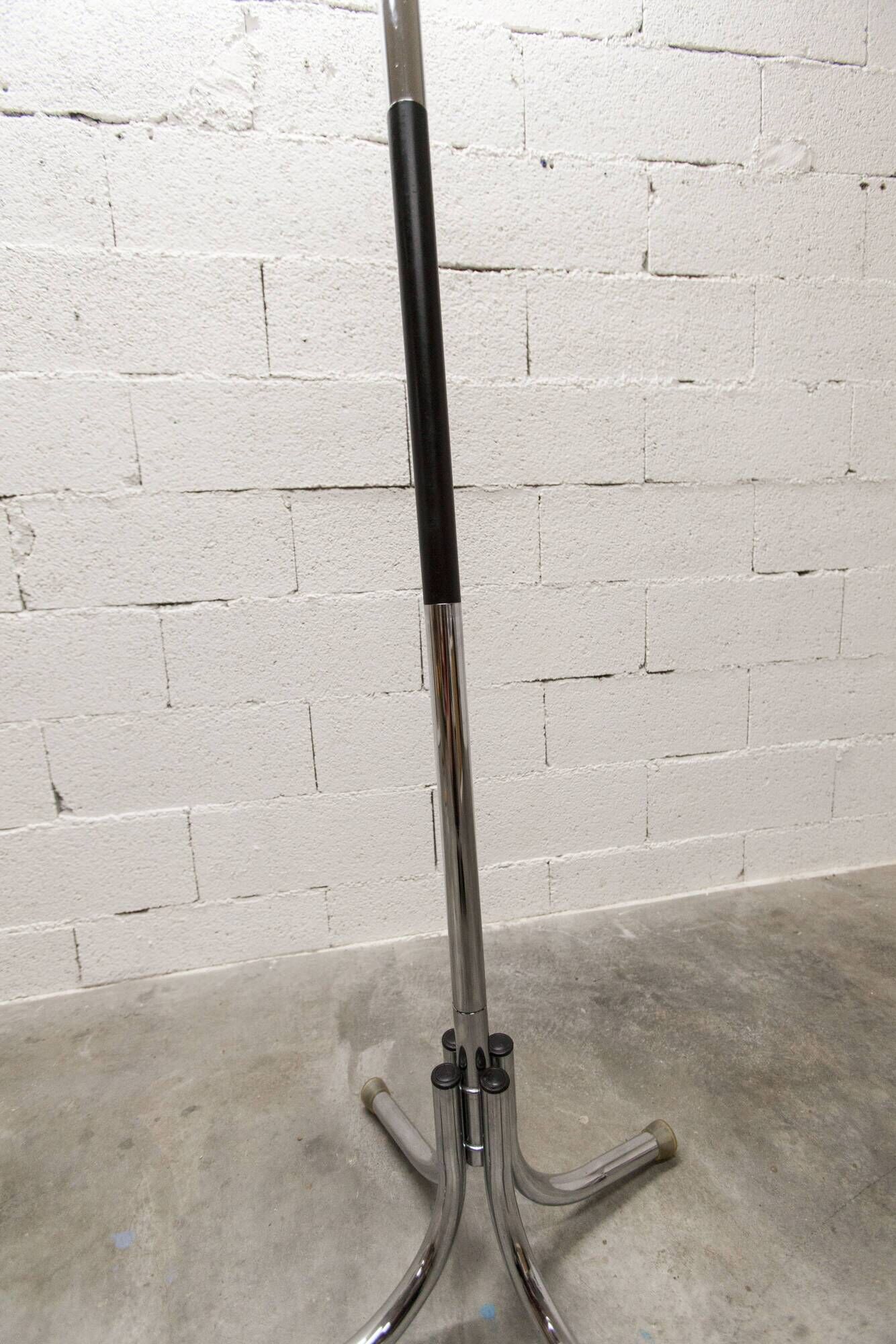 Industrial parrot coat rack 1970 12 hooks 193cm