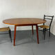 Mid-Century Danish Design Modernist extendable round dining table, 19