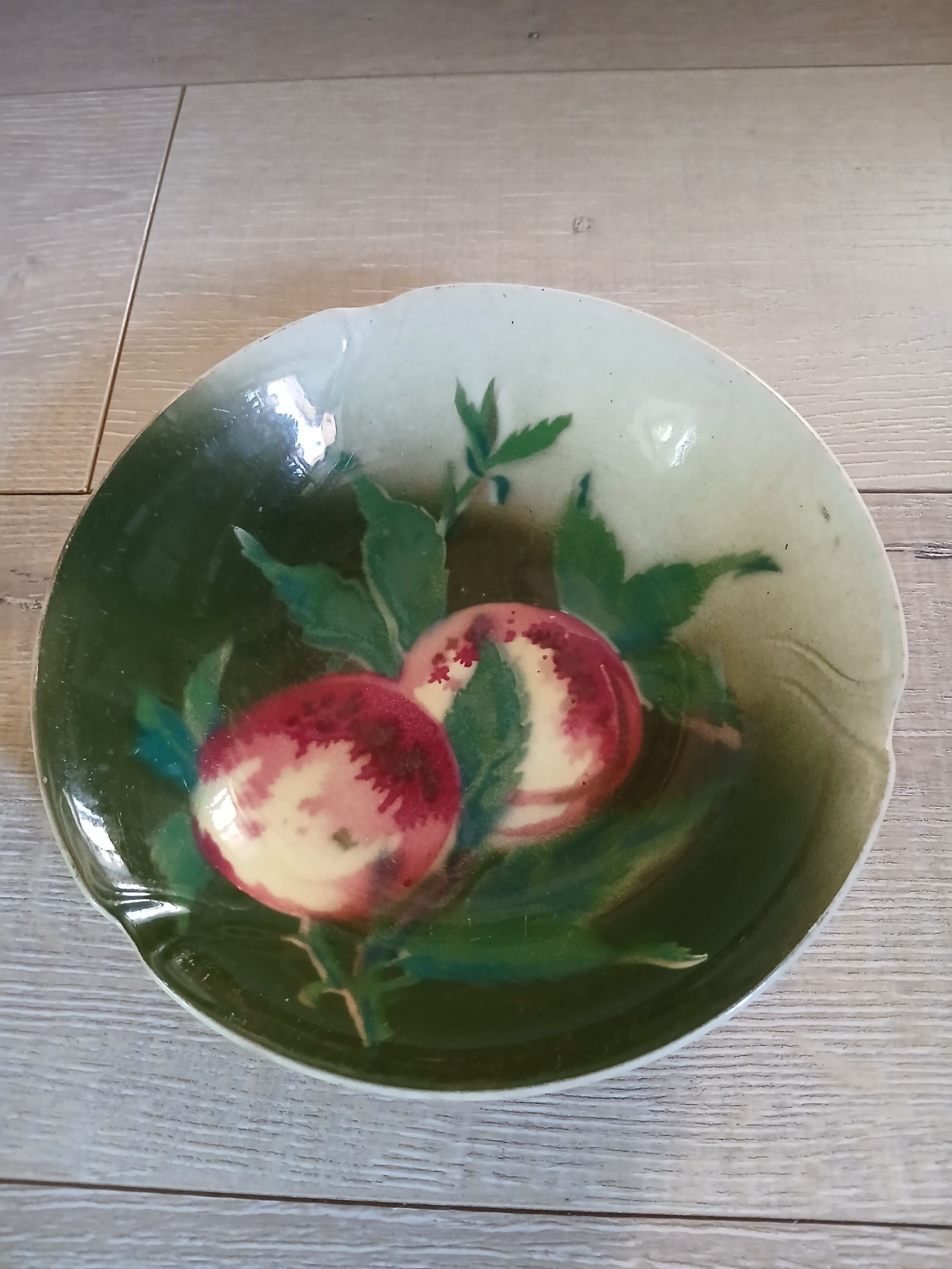 2 very old deep plates