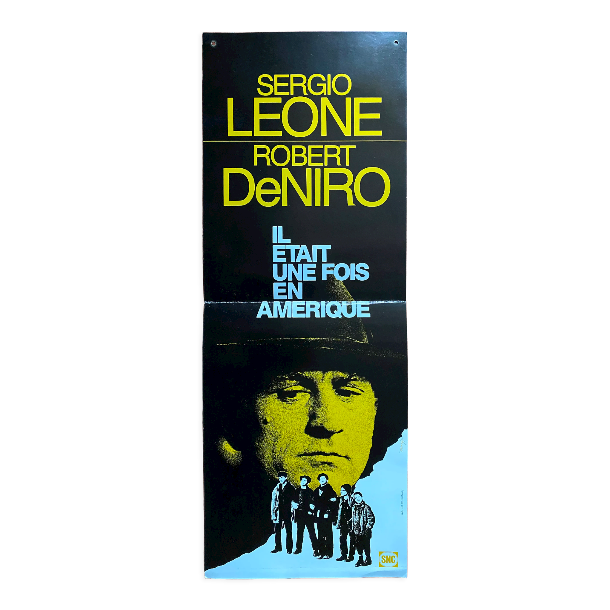 Original movie poster "Once Upon a Time in America" Sergio Leone 22x58cm 1984