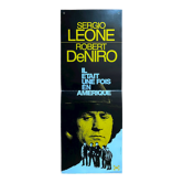 Original movie poster "Once Upon a Time in America" Sergio Leone 22x58cm 1984