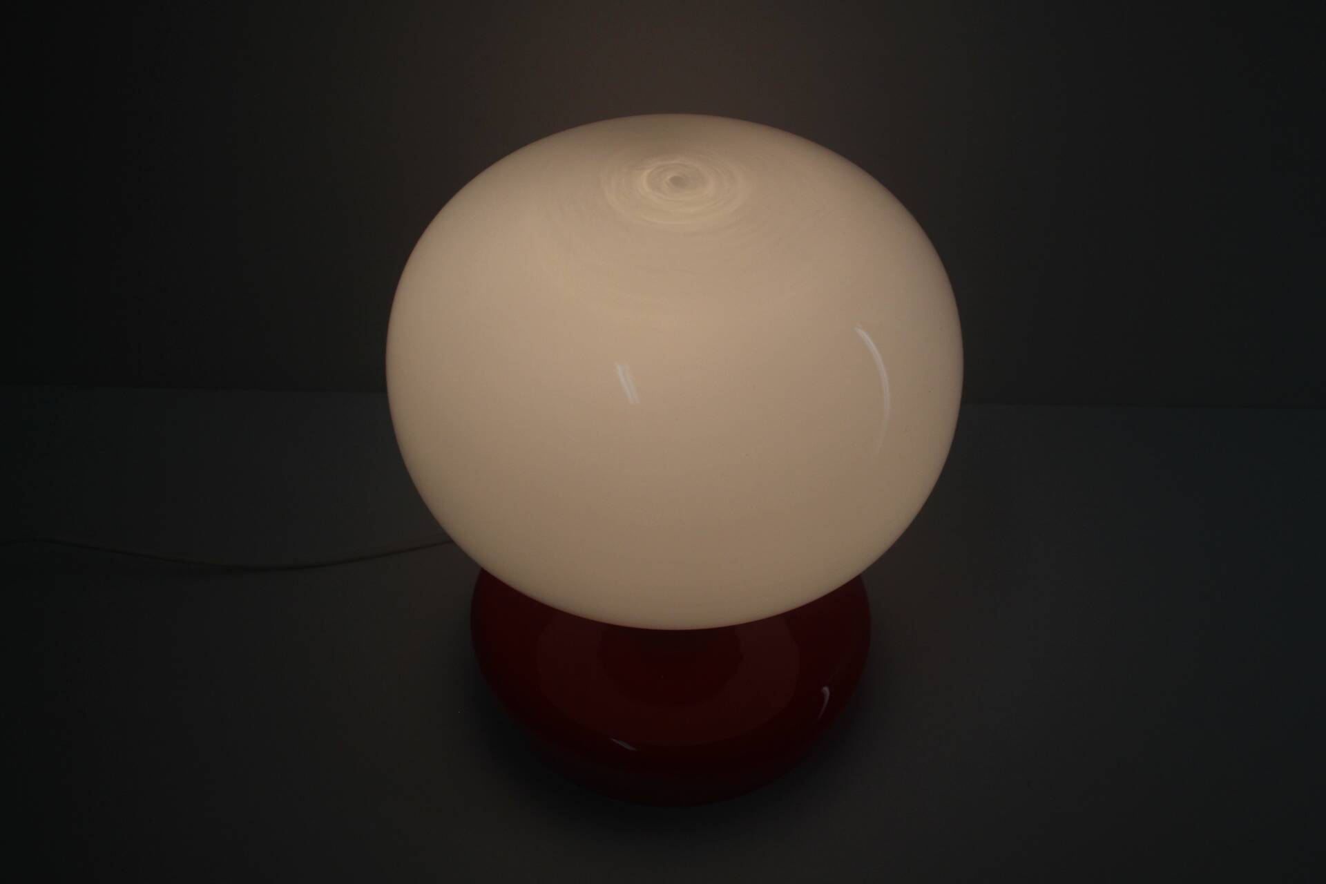 Vintage All Glass Lamp, Štěpán Tabery, Lighting Glass n.p, 1970's.