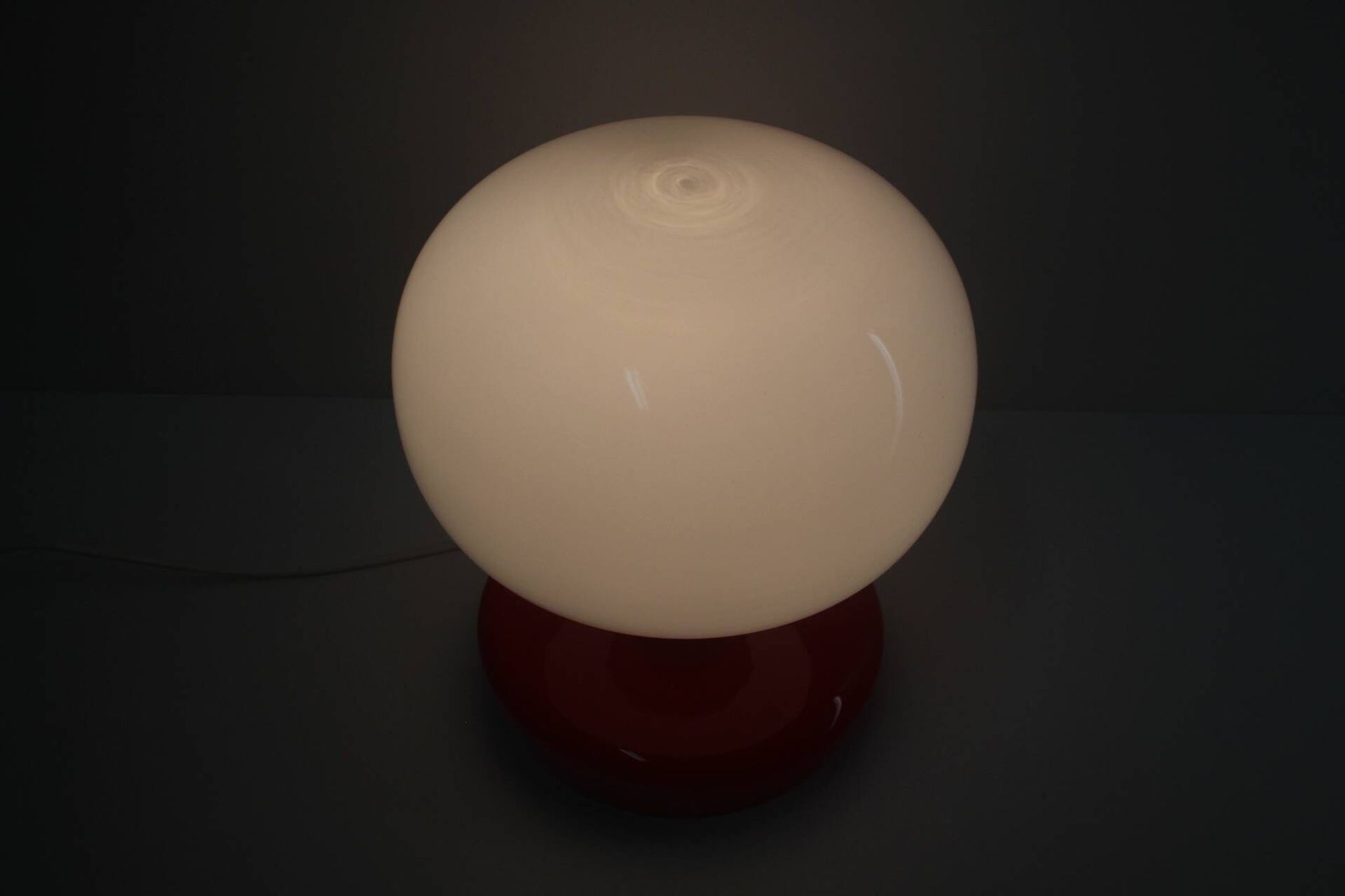 Vintage All Glass Lamp, Štěpán Tabery, Lighting Glass n.p, 1970's.