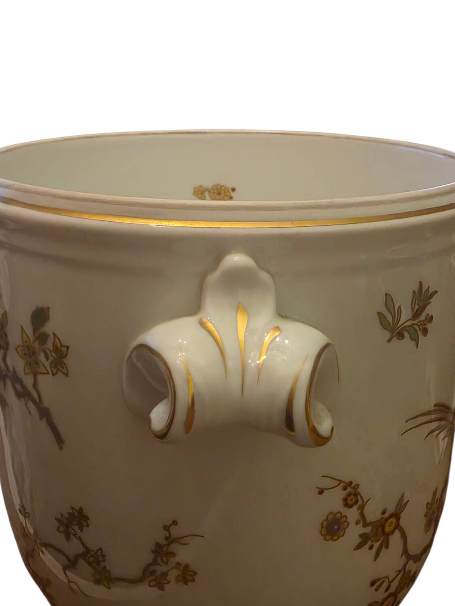 Cache pot Richard Ginori en porcelaine italienne, circa 1960