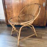 Rattan armchair