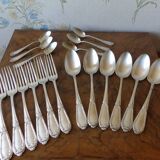 18 silver-plated cutlery sets